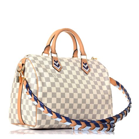 damier lv speedy|lv speedy 30 with strap.